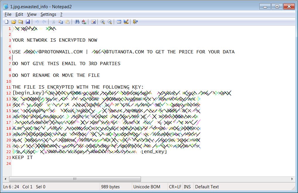ransom note