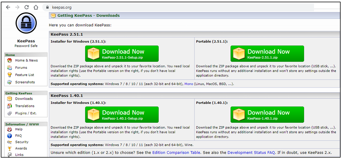 fake keepass